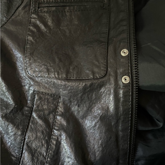 Rock & Republic Vintage Leather Motorcycle Jacket - Picture 10 of 11